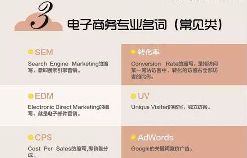电子商务各类专业术语