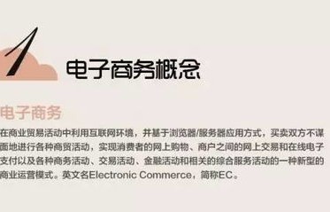 分析电子商务专业术语